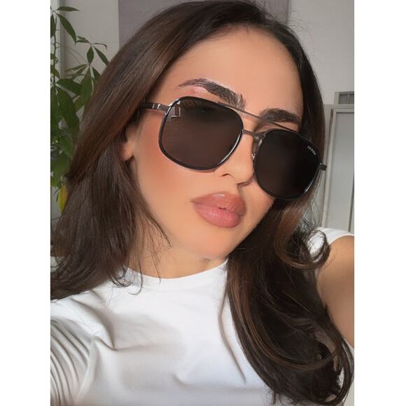 NEW Gucci GG1310S Black Aviator Unisex Sunglasses $565